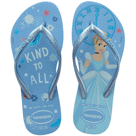 Chinelo Havaianas Infantil Princesa Cinderela Disney