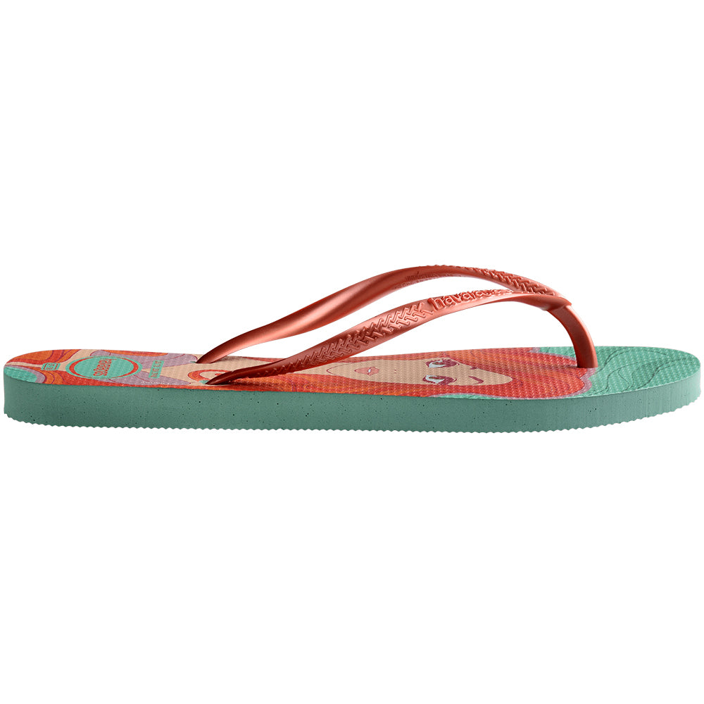 Chinelo Havaianas Slim Princesa Ariel Disney