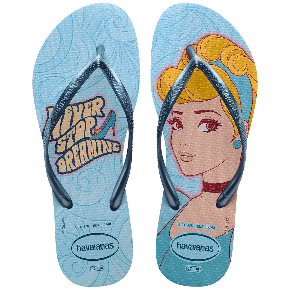 Chinelo Havaianas Slim Princesa Cinderela Disney