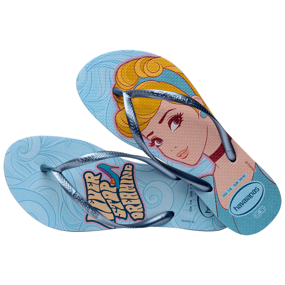 Chinelo Havaianas Slim Princesa Cinderela Disney