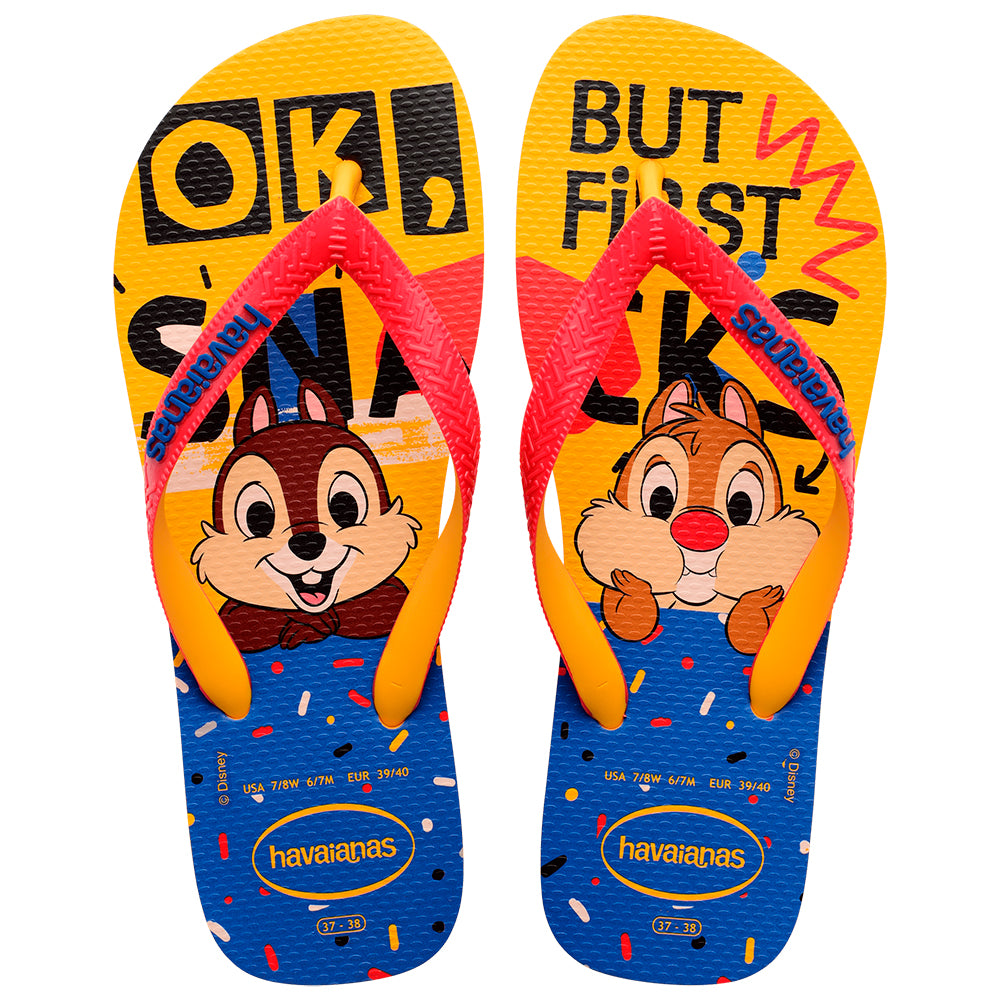 Chinelo Havaianas Stylish Tico e Teco Disney