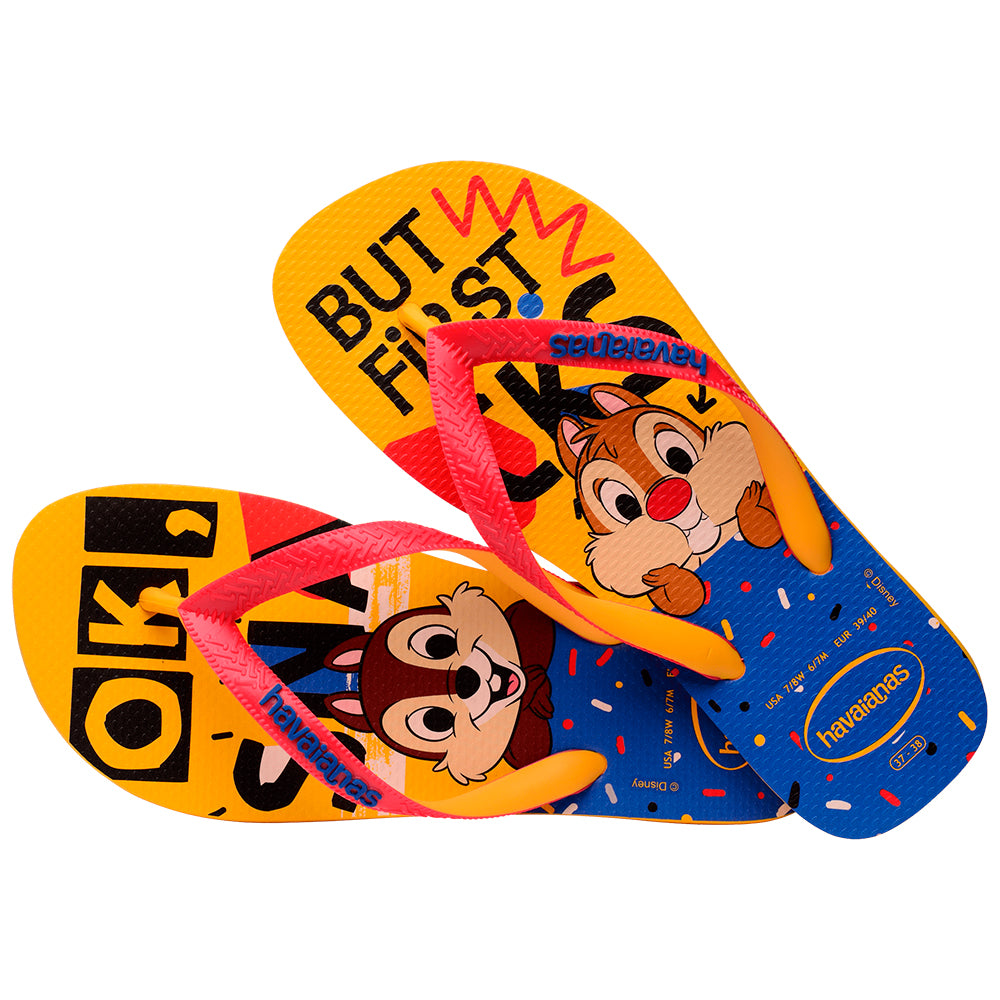 Chinelo Havaianas Stylish Tico e Teco Disney