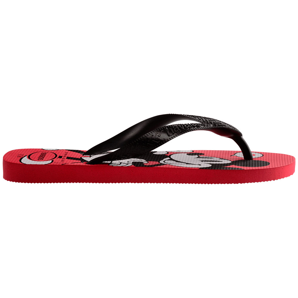 Chinelo Havaianas Top Mickey Mouse Disney Vermelho Rubi