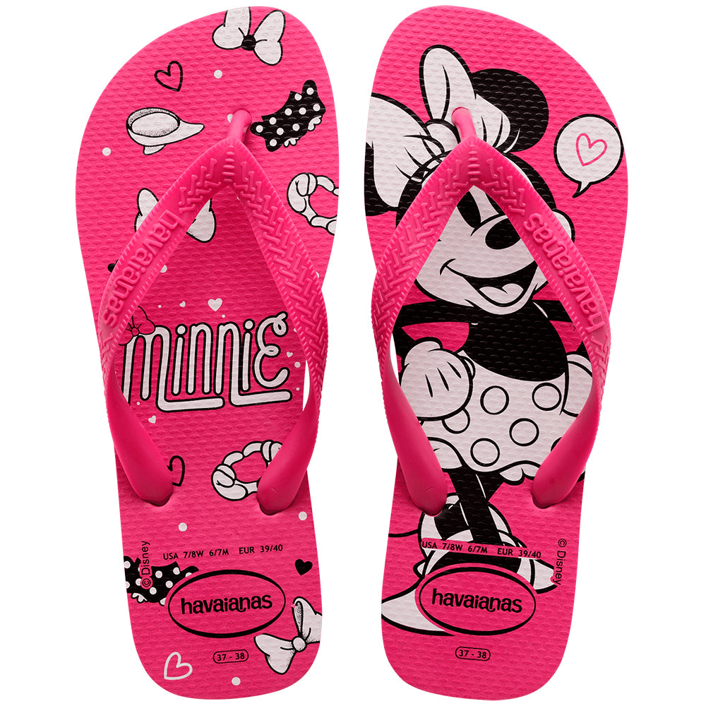 Slipper Havaianas Top Minnie Mouse Disney Pink Electric