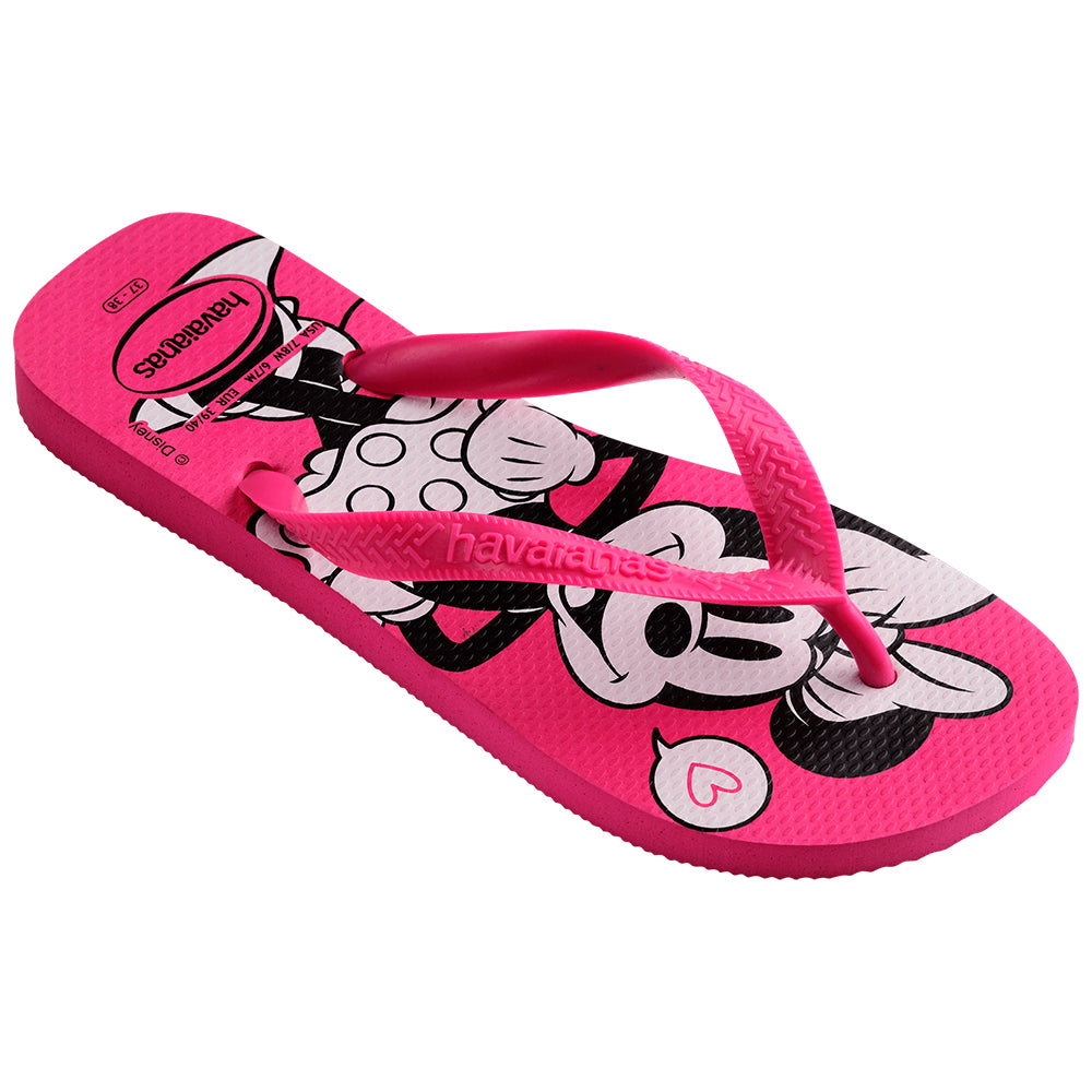 Chinelo Havaianas Top Minnie Mouse Disney Pink Eletric