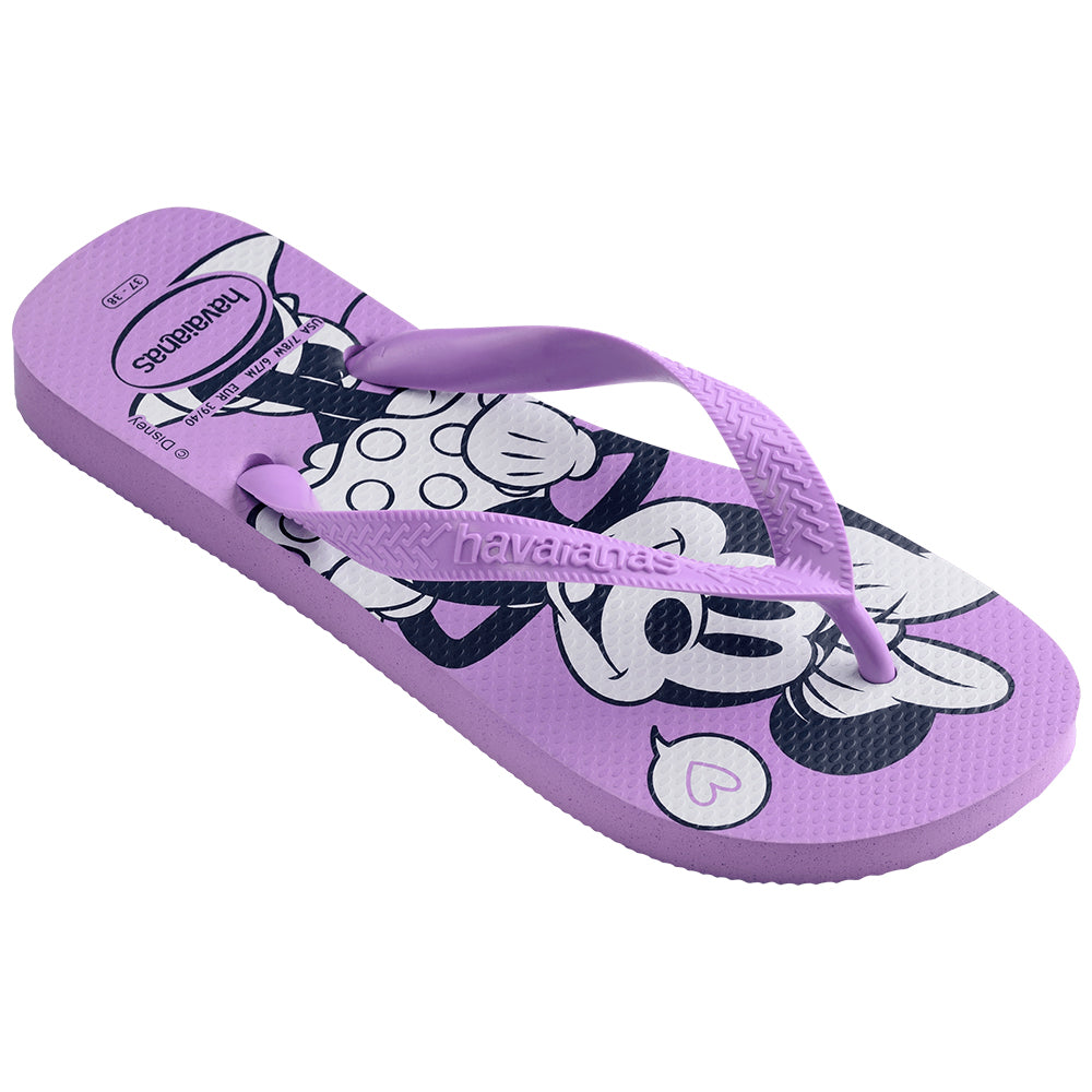 Chinelo Havaianas Top Minnie Mouse Disney Roxo Prisma
