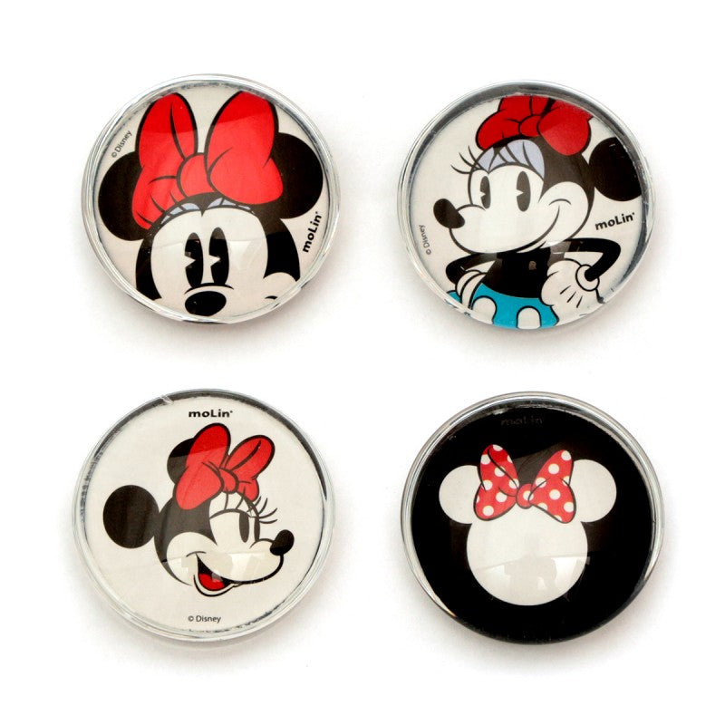Ímã Cristal Minnie Mouse - Caixa com 4 unidades