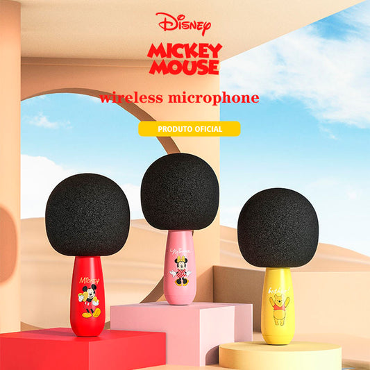 Microfone Karaokê Mickey, Minnie e Pooh Disney