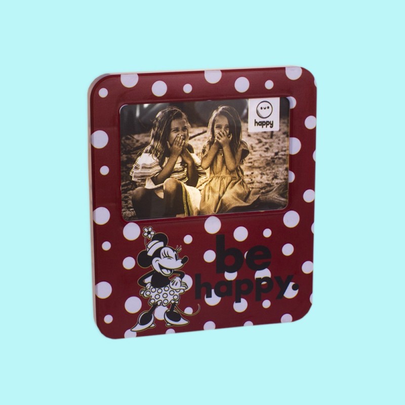 Minnie Classica Be Happy Picture Frame Lamp Red