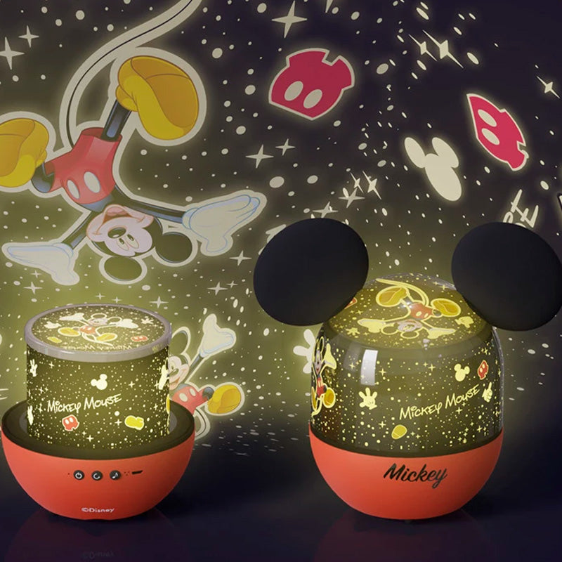 Projetor, Luminária e Caixa de Música Mickey e Minnie Disney