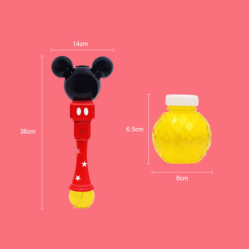 Máquina de Bolhas de Sabão Mickey Minnie Lighting Music Disney