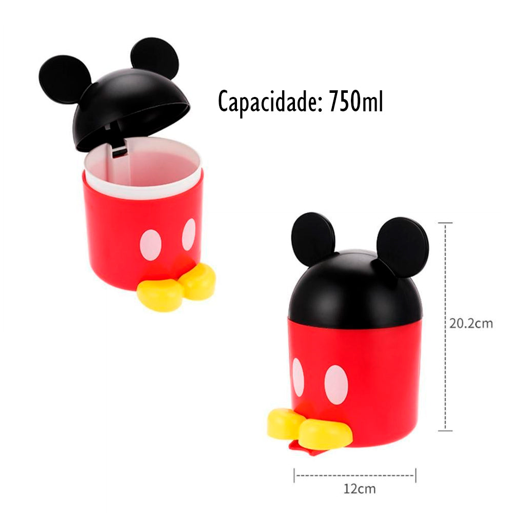 Lixeira de Mesa Pia Mickey Disney