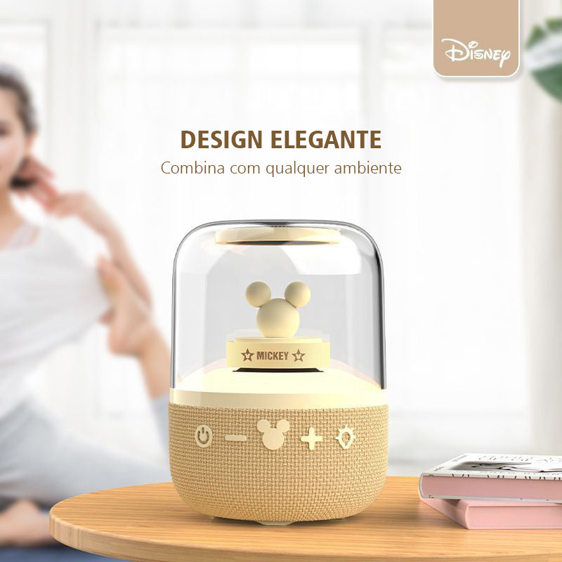 Mini Altavoz Subwoofer Luz Colores Mickey Bluetooth TWS Disney
