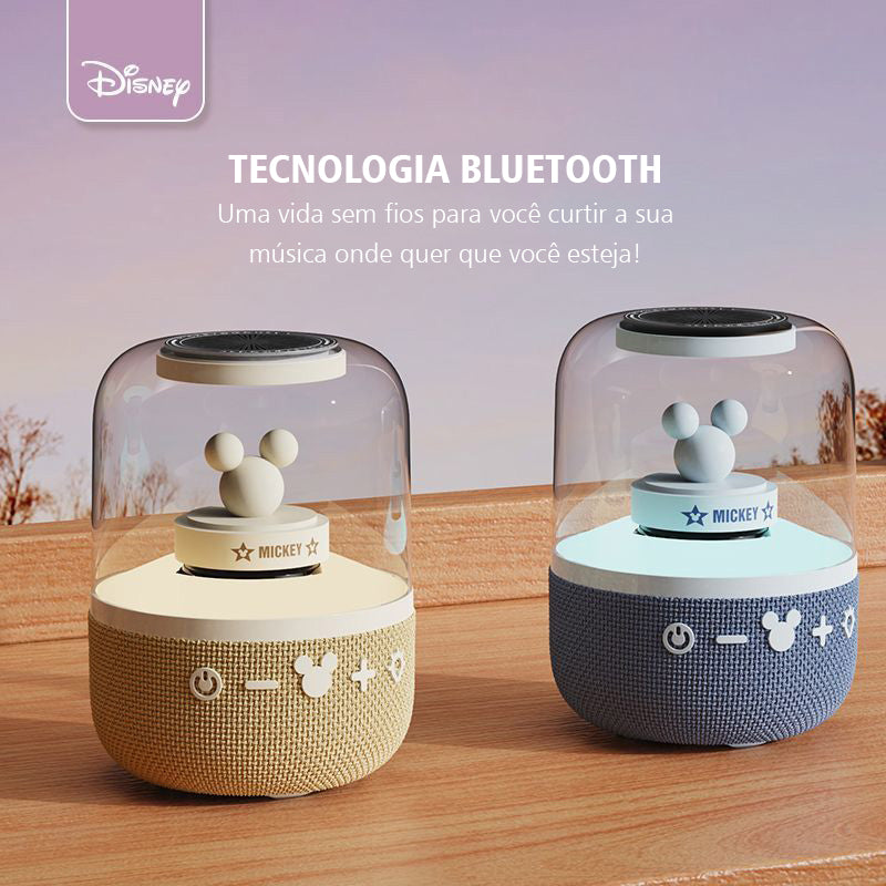 Mini Altavoz Subwoofer Luz Colores Mickey Bluetooth TWS Disney