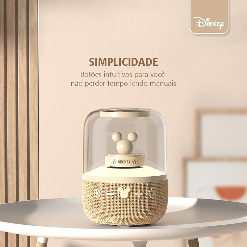 Mini Altavoz Subwoofer Luz Colores Mickey Bluetooth TWS Disney