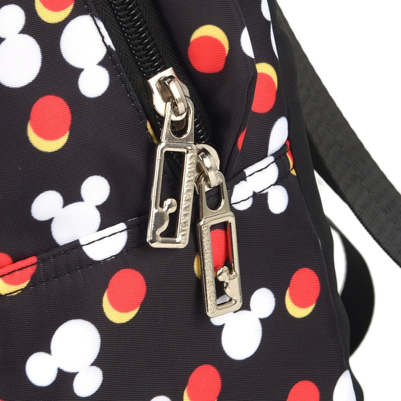 Mickey Head Gold Black Disney Backpack