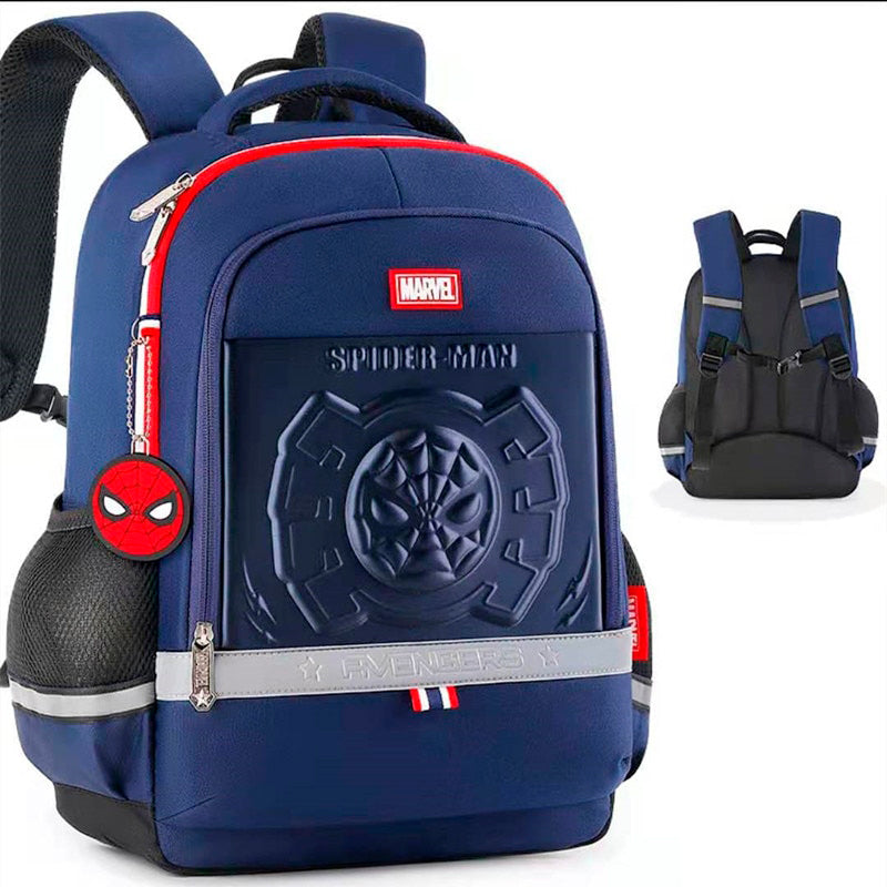 Mochila Escolar Infantil Ergonômica Costas Avengers Luxo Marvel