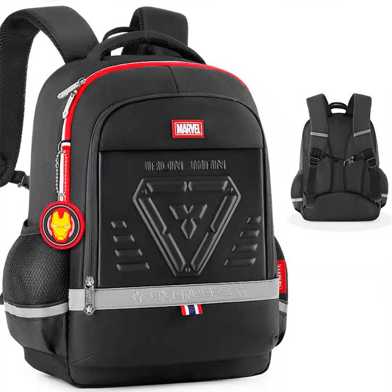 Mochila Escolar Infantil Ergonômica Costas Avengers Luxo Marvel