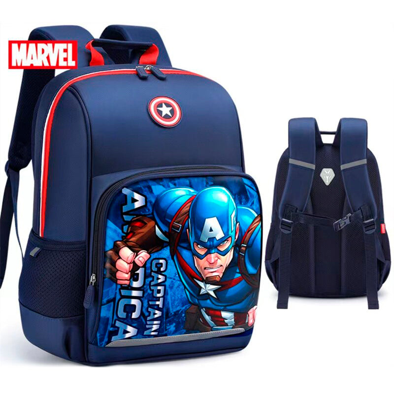 Mochila Escolar Infantil Ergonômica Costas Avengers Super Luxo Marvel