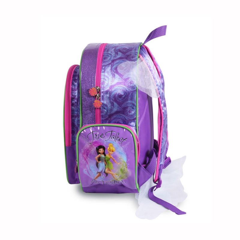 Mochila Escolar Infantil Feminina Menina Fadas Tinker Bell Sininho - Tamanho G