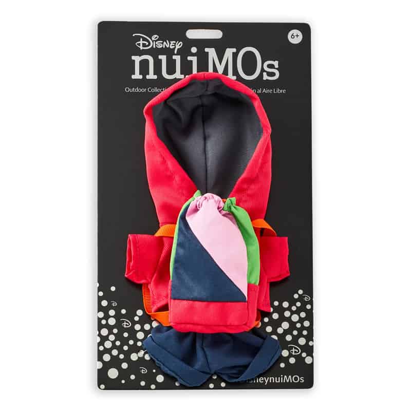 Jaqueta Corta-Vento, Shorts e Mochila p/ Pelúcia nuiMOs Original Disney