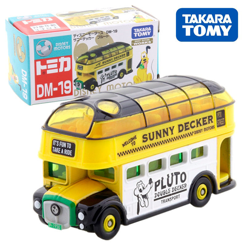 Ônibus Britânico Routmasters Mickey e Amigos Disney Motors Takara Tomy Colecionáveis