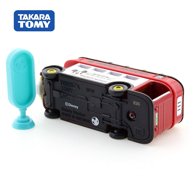 Ônibus Britânico Routmasters Mickey e Amigos Disney Motors Takara Tomy Colecionáveis