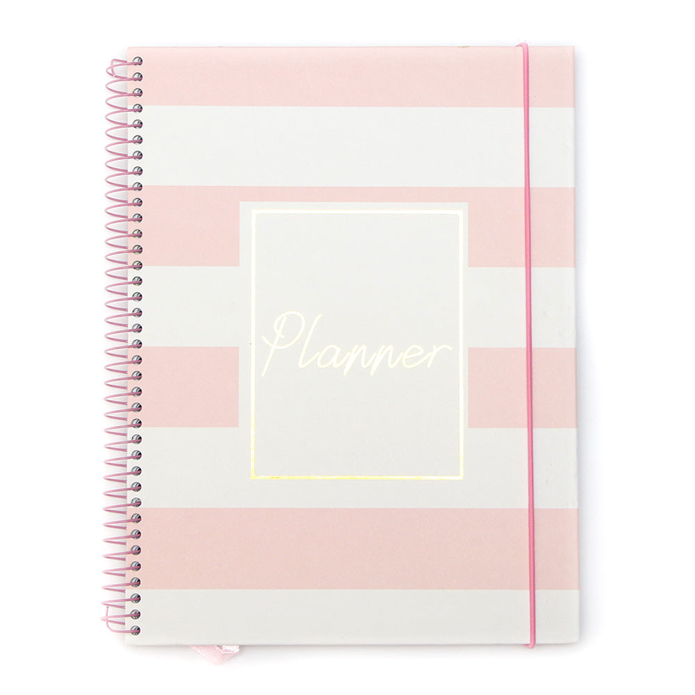 Caderno Planner Permanente Semanal 24x18 cm - Agenda Caderno Organização Escolar