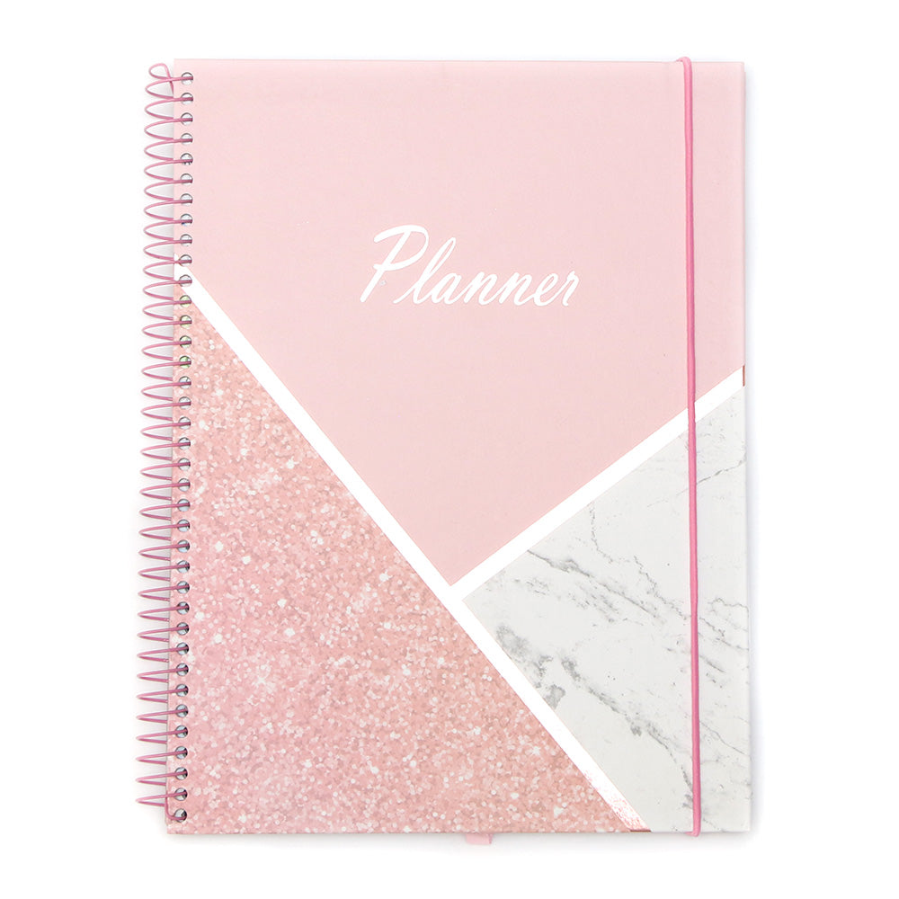 Caderno Planner Permanente Semanal 24x18 cm - Agenda Caderno Organização Escolar