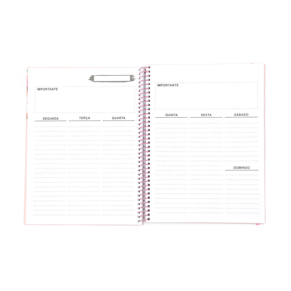 Cuaderno Planificador Semanal Permanente 24x18 cm - Calendario Organización Escolar Cuaderno