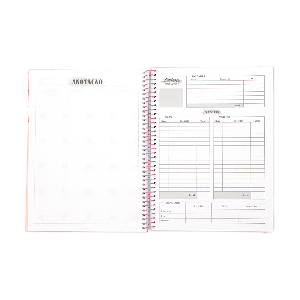 Cuaderno Planificador Semanal Permanente 24x18 cm - Calendario Organización Escolar Cuaderno