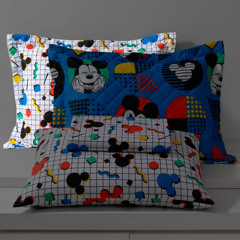 Mickey Pop Disney White Matted Pillow Holder