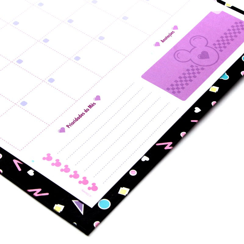 Clipboard with Mickey Mouse Planner - 12 Sheets
