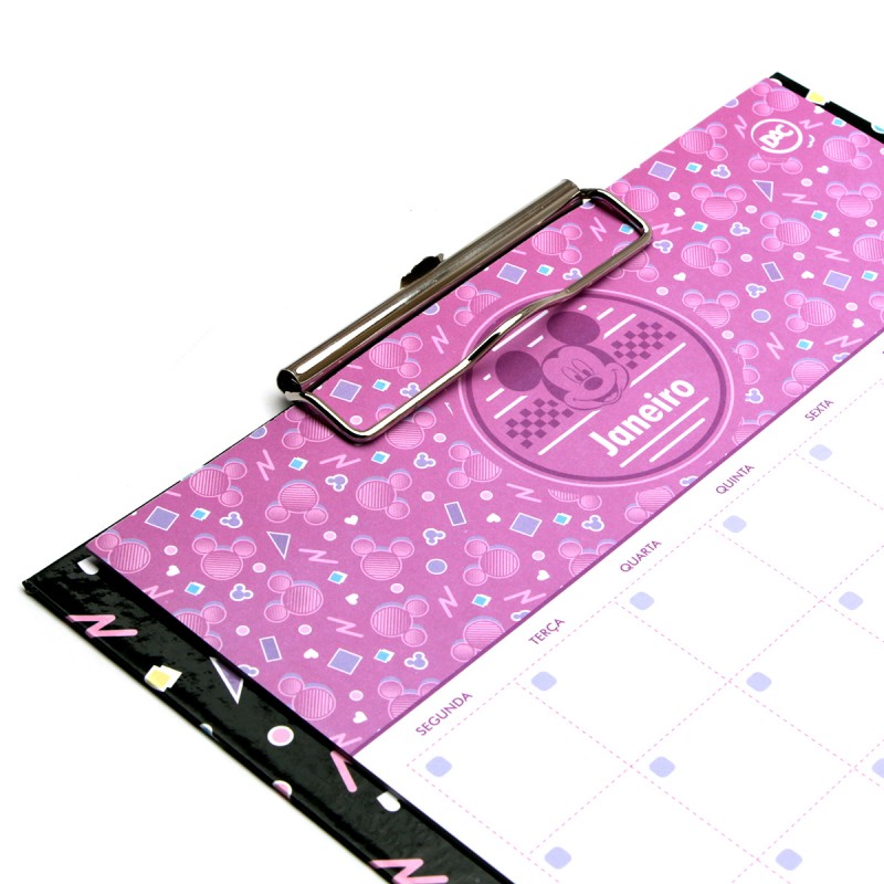 Clipboard with Mickey Mouse Planner - 12 Sheets