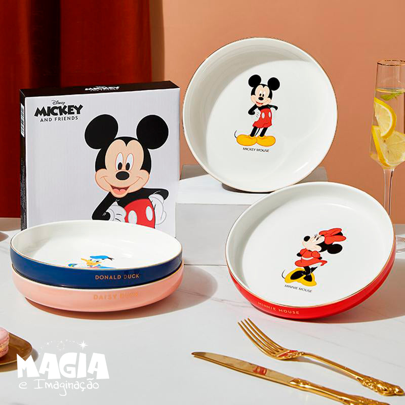 Prato Margarida Cerâmica Noble Kitchen Disney