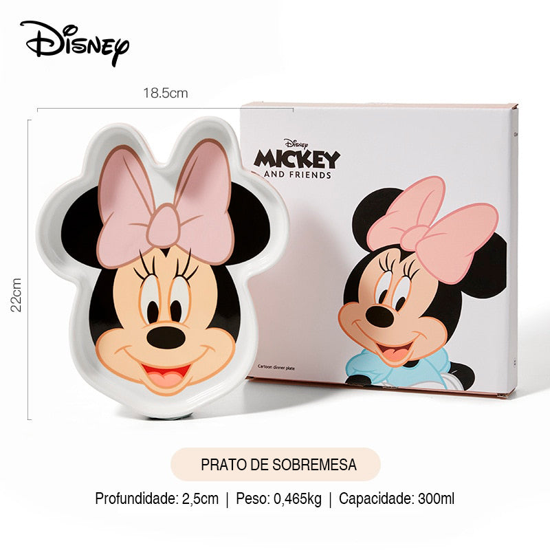 Prato Sobremesa Minnie 20cm Noble Kitchen Disney