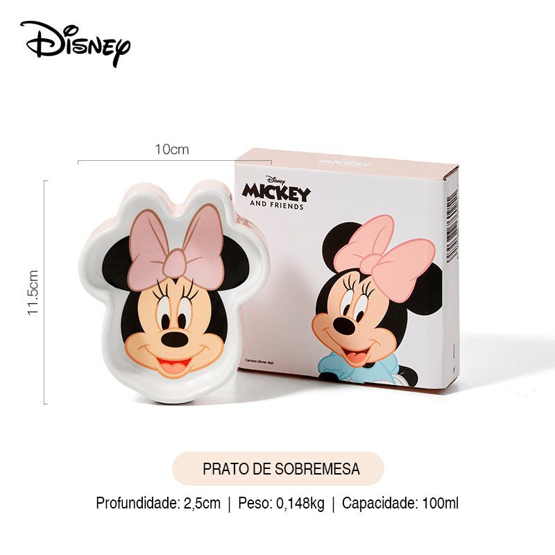 Prato Sobremesa Minnie 11cm Noble Kitchen Disney