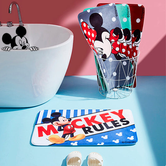 Tapete de Banheiro Mickey Minnie Disney