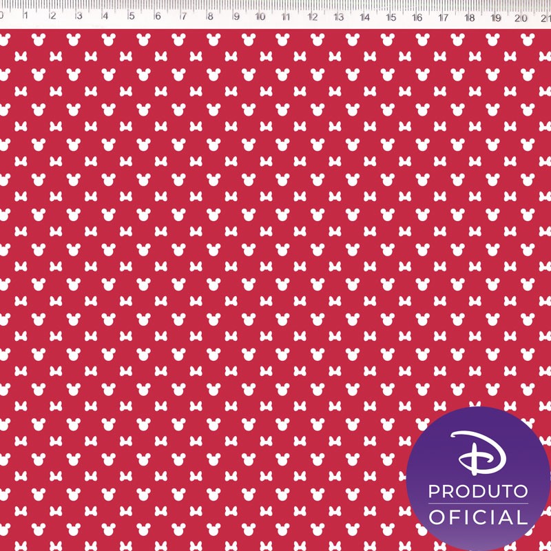 Tecido Tricoline Minnie Small