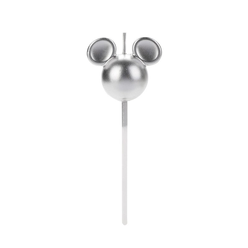Vela Mickey Fiesta Cumpleaños 360 Plata Disney