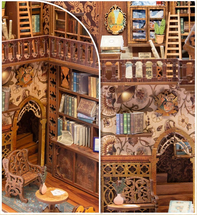 Mini Cenário Biblioteca Eternal Bookstore