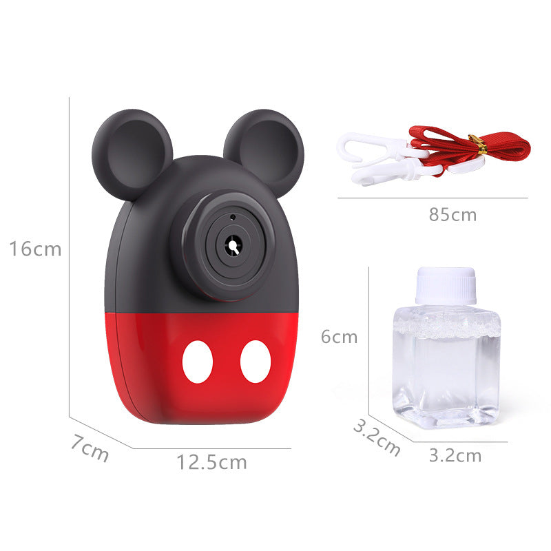 Máquina de pompas de jabón de Disney con música ligera de Mickey y Minnie
