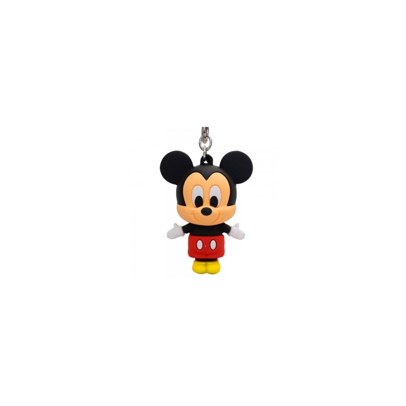 Chaveiro Mickey Mouse Abraço Silicone 3D
