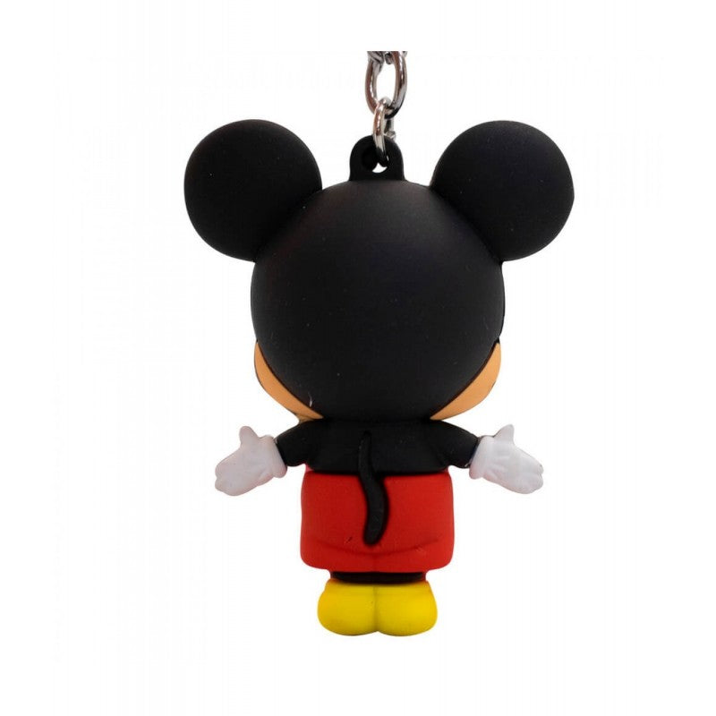 Chaveiro Mickey Mouse Abraço Silicone 3D
