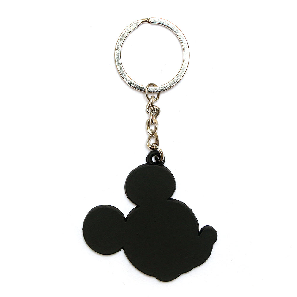 Llavero cabeza de Mickey silueta negra de Disney