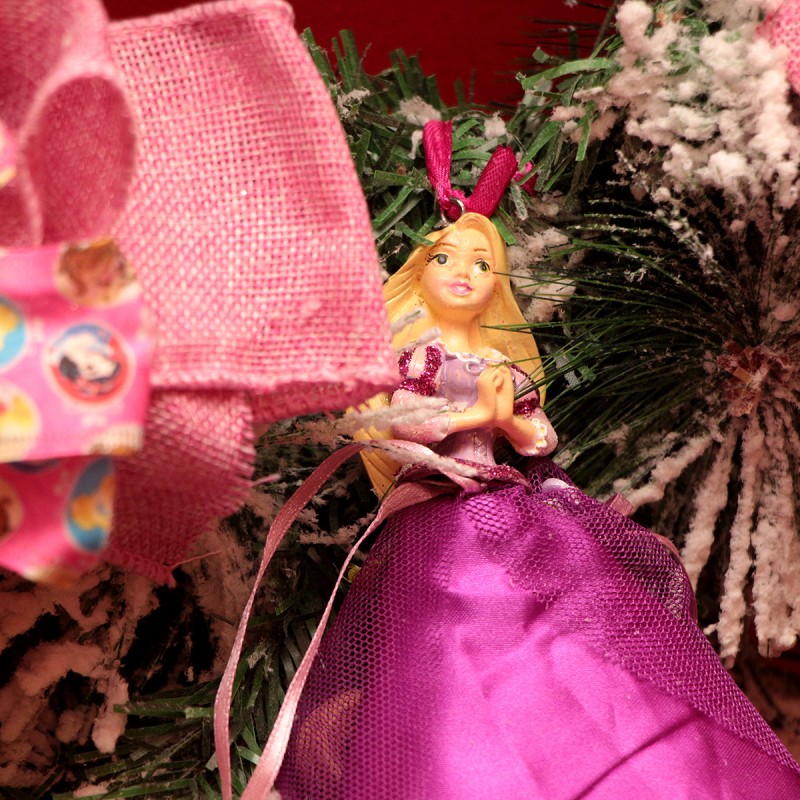 Guirlanda de Natal Princesas Rapunzel Disney 55 cm