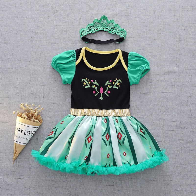 Anna Frozen Baby Cosplay Costume