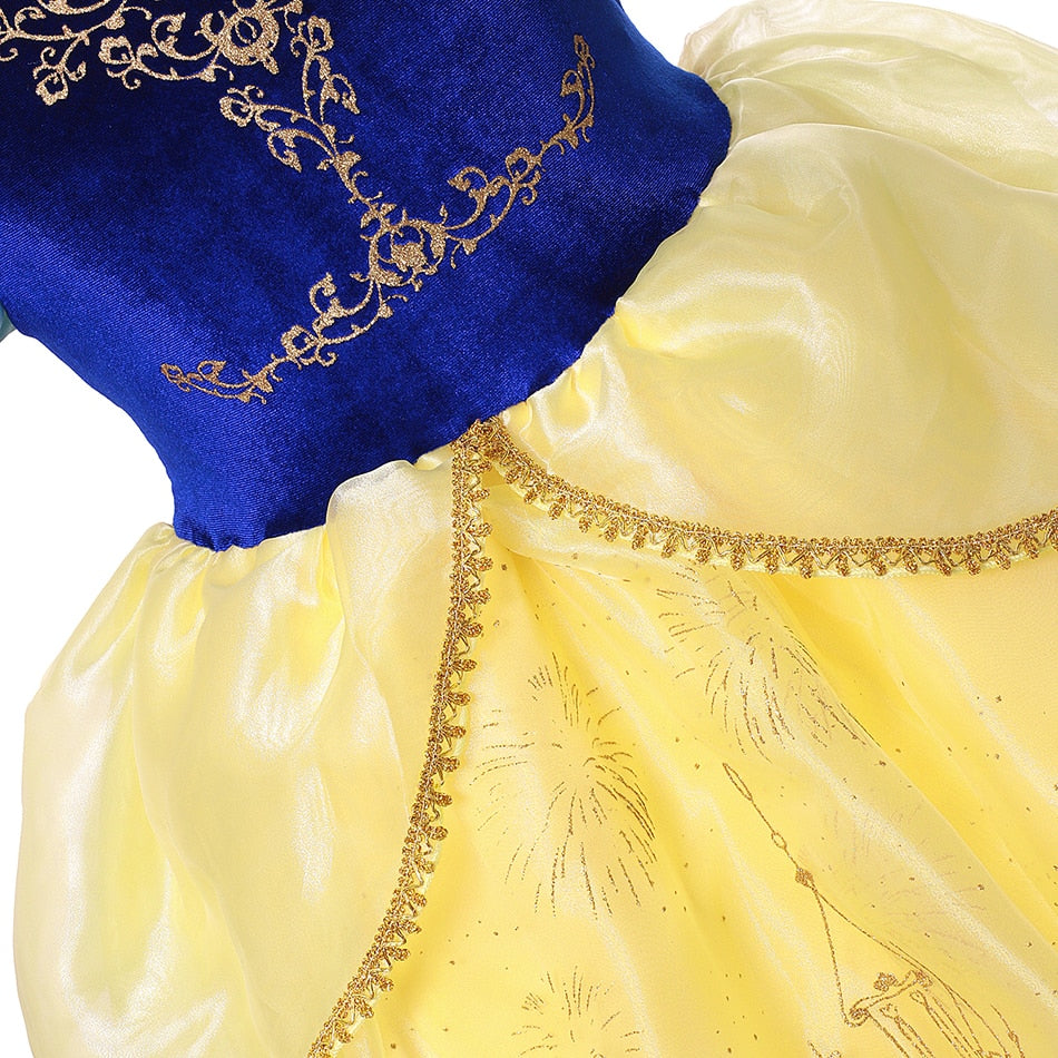 Fantasia Infantil Branca de Neve Premium Cosplay