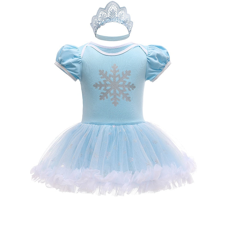 Elsa Frozen Baby Cosplay Costume
