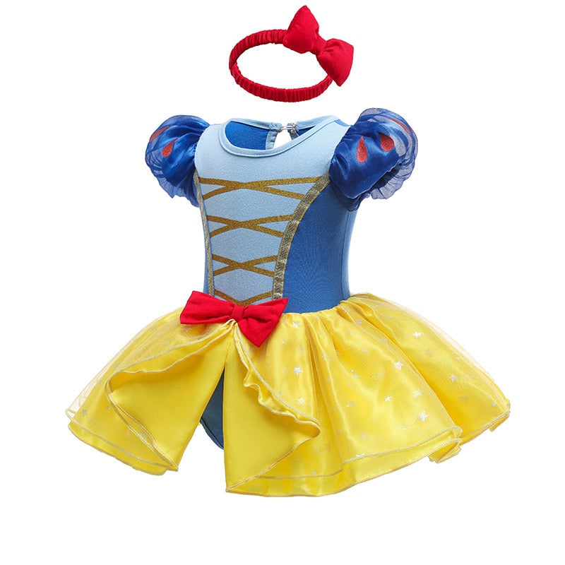 Fantasia Branca de Neve Bebê Cosplay